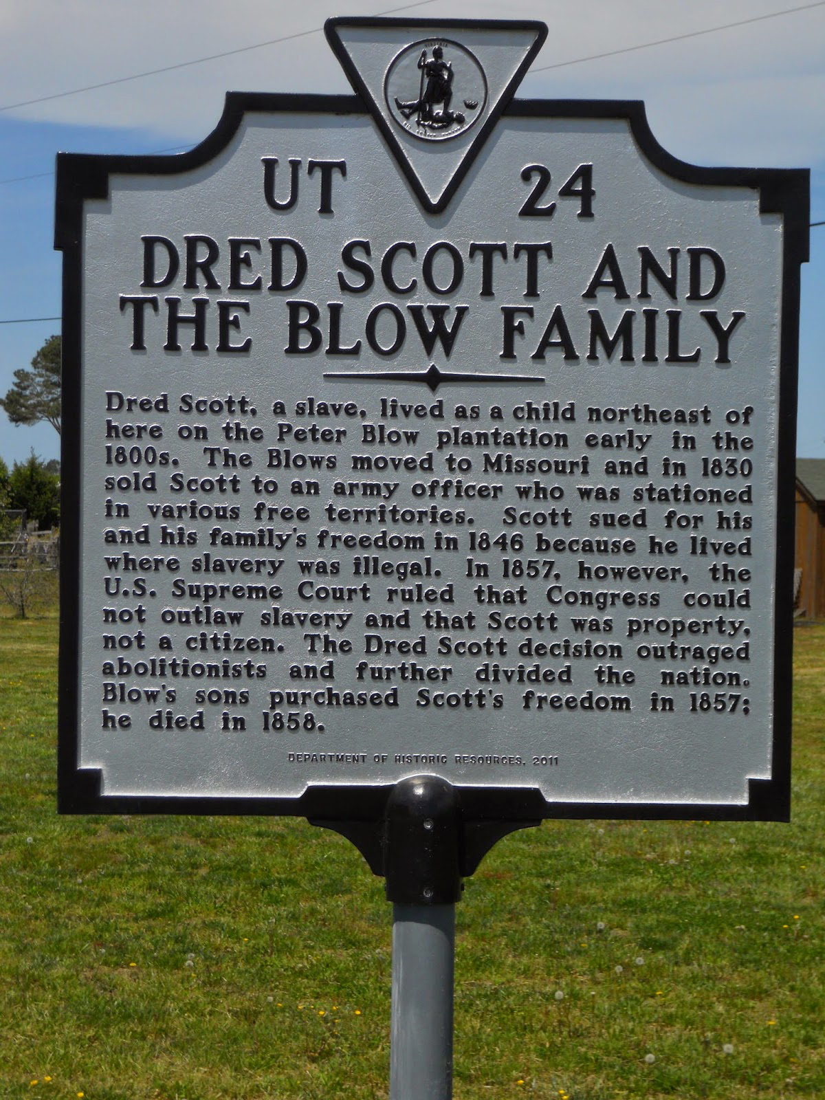 Dred Scott Marker